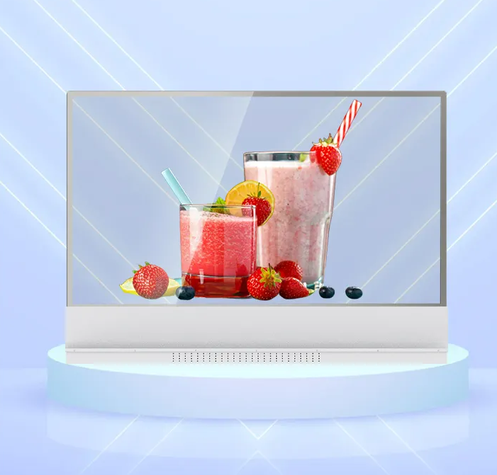 4K Media Player - Transparenter Touchscreen Ultra-dünner 4K Digitaler Poster-Mediaplayer