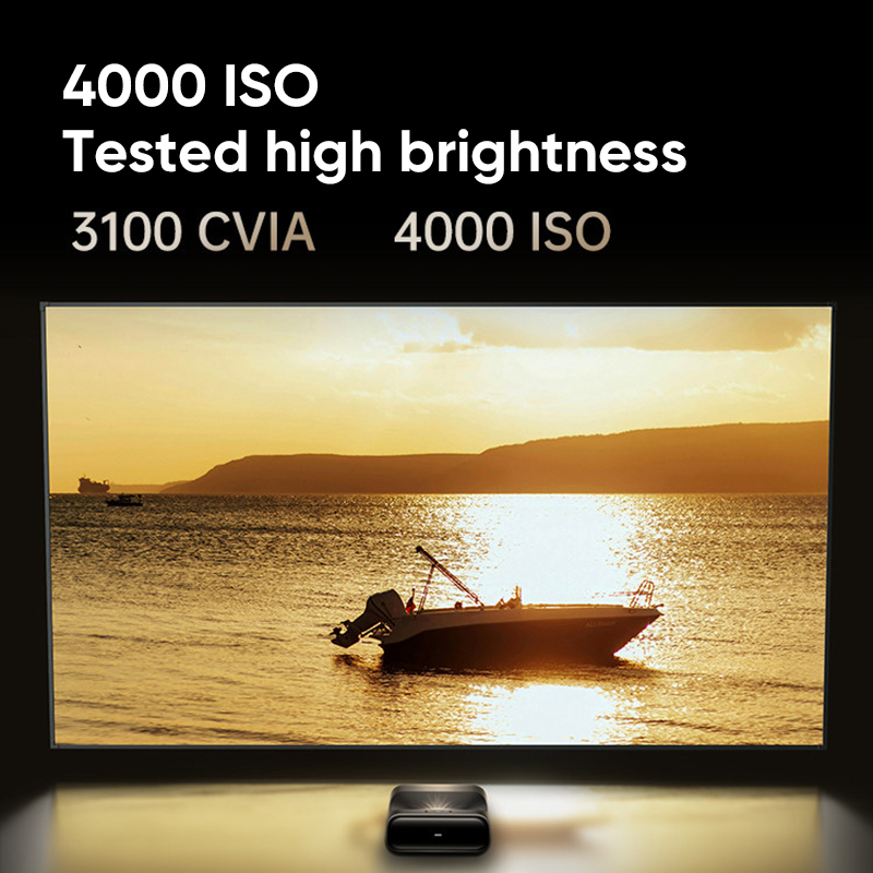 Home Cinema Ultra Short Throw Projector - JMGO O3 Ultra 4K Laser-Projektor TV