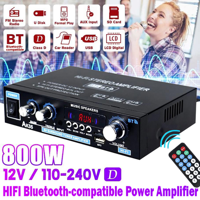 Home Cinema Bluetooth - AK35 AK380 800 W Heimleistungsverstärker 2