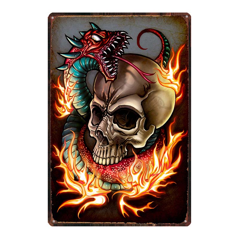 【YZFQ】 Sugar Skull Plaque Meta – Home Cinema Restaurant Bewertung und Preis