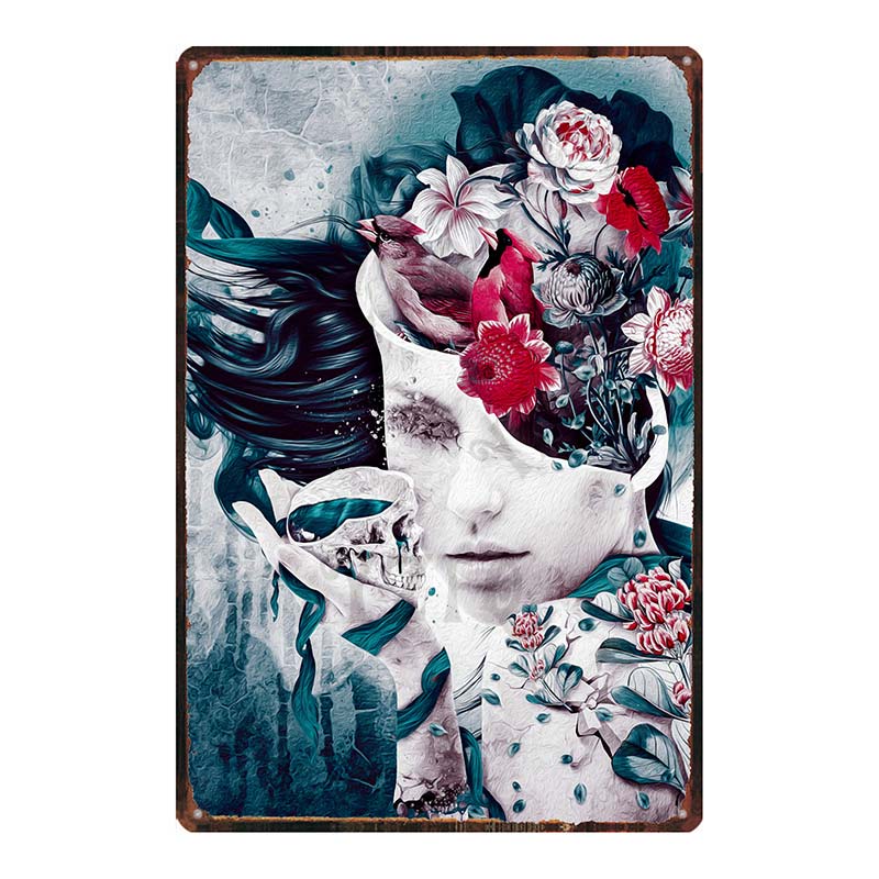 【YZFQ】 Sugar Skull Plaque Meta – Home Cinema Restaurant Bewertung und Preis
