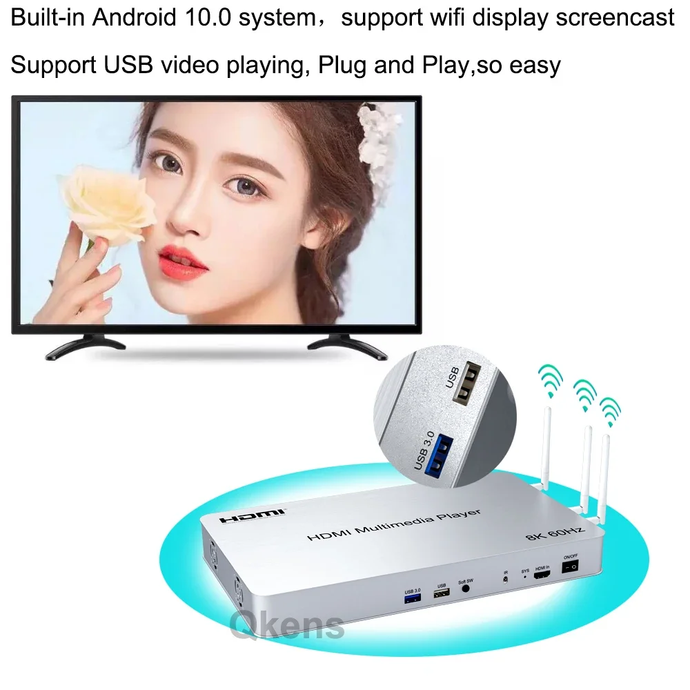 H.265 8K 60Hz 10-Port HDMI Med – 4K Media Player Bewertung und Preis