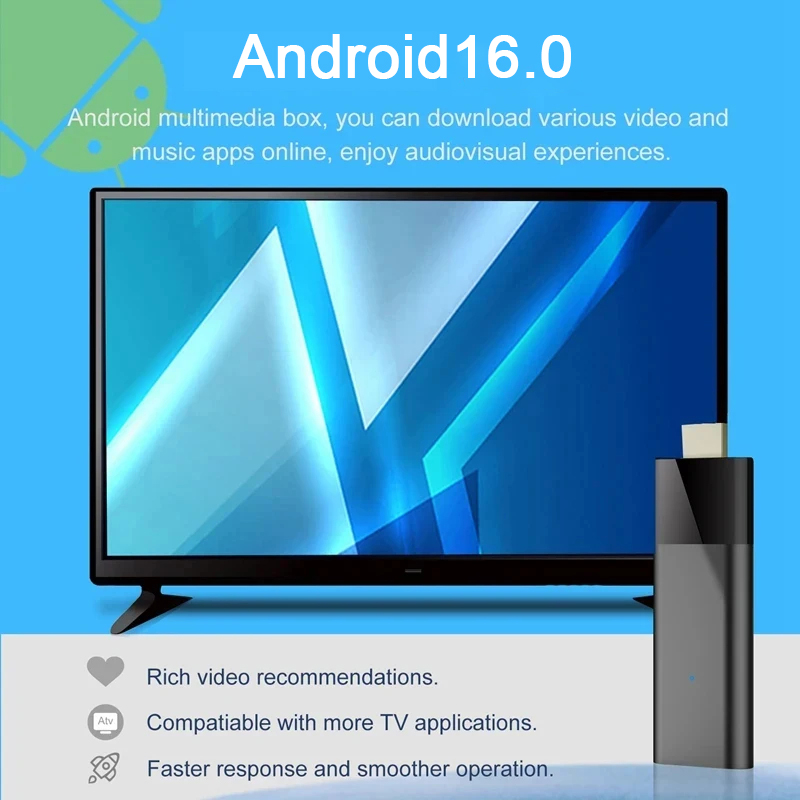 4K Android 16 TV-Stick Smart T – 4K Media Player Bewertung und Preis