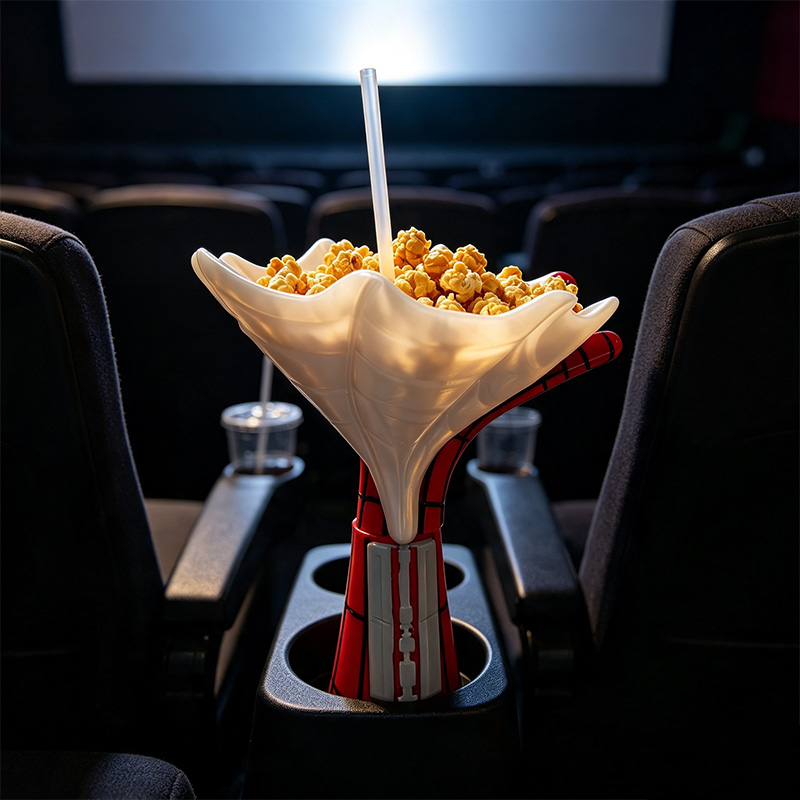 Spinnennetz-Popcorn-Eimer, 3D- – Home Cinema Today Bewertung und Preis