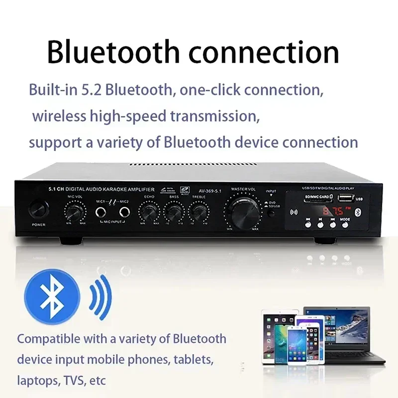 AV-369BT Bluetooth 5.1 Sound L – Home Cinema Audio System Bewertung und Preis