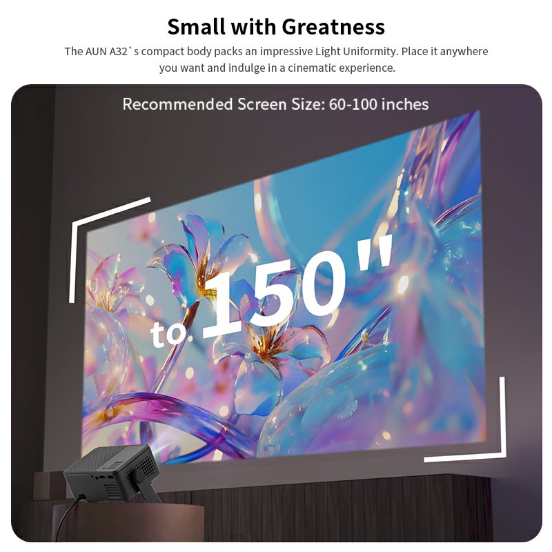 AUN A32 Pro Android 13 Projekt – Home Cinema Night Bewertung und Preis