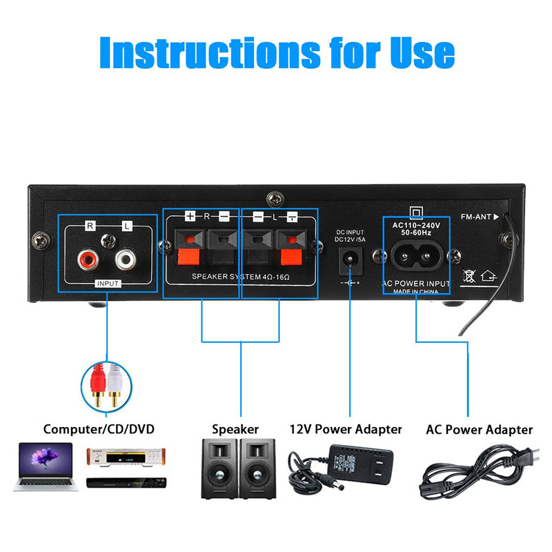 AK35 AK380 800 W Heimleistungs – Home Cinema Bluetooth Bewertung und Preis