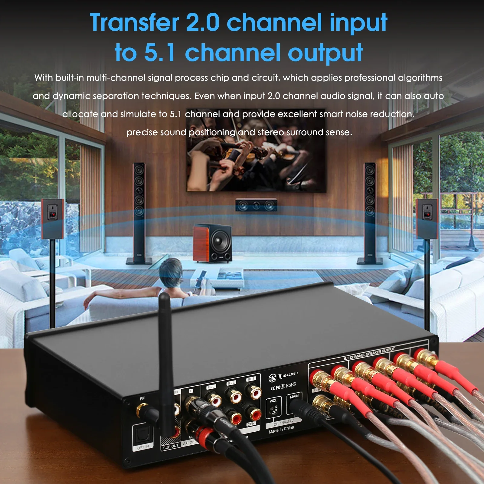 Douk Audio 5.1-Kanal-Digitalve – Home Cinema Bluetooth Bewertung und Preis