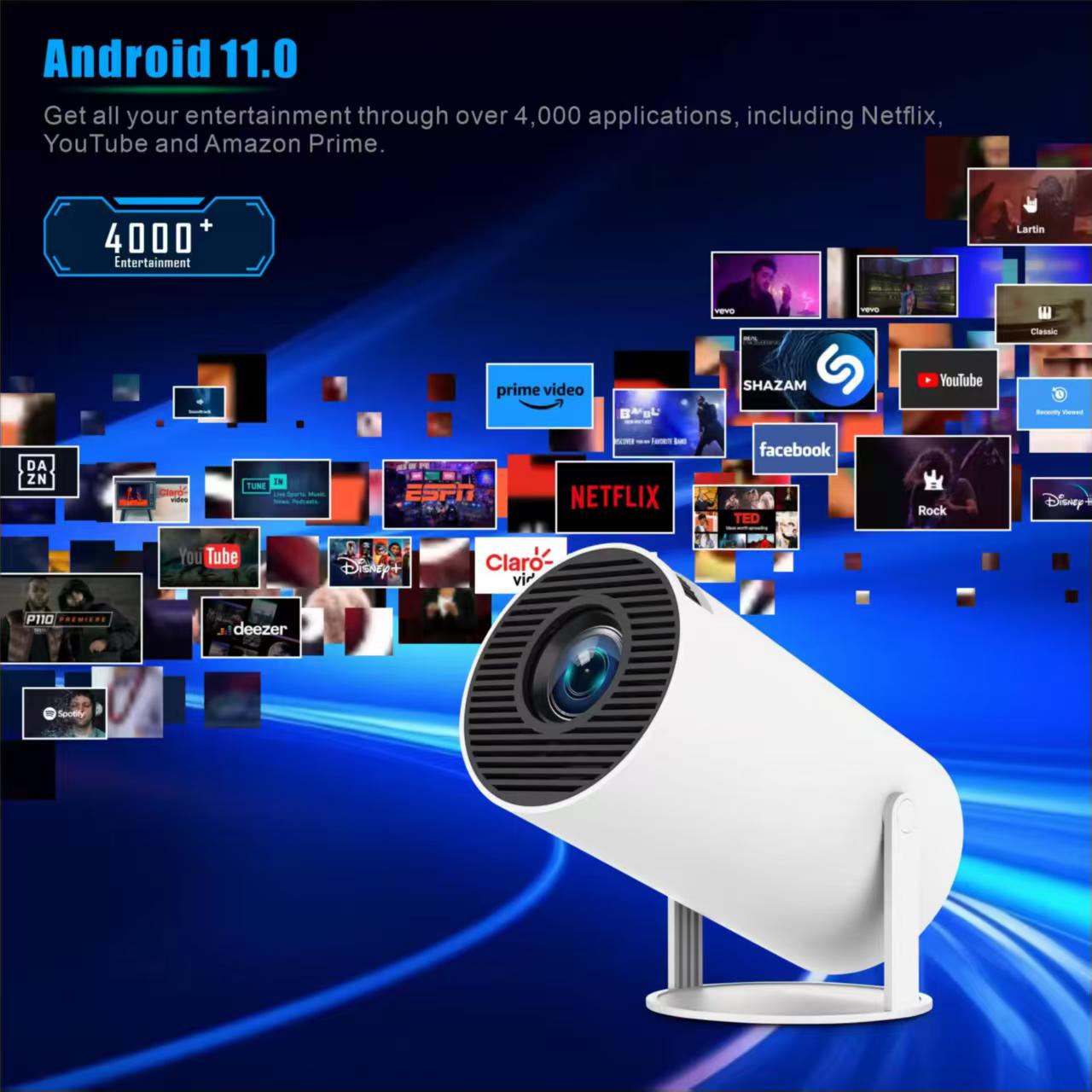 Mini HY300 Tragbarer Projektor – Home Cinema Night Bewertung und Preis