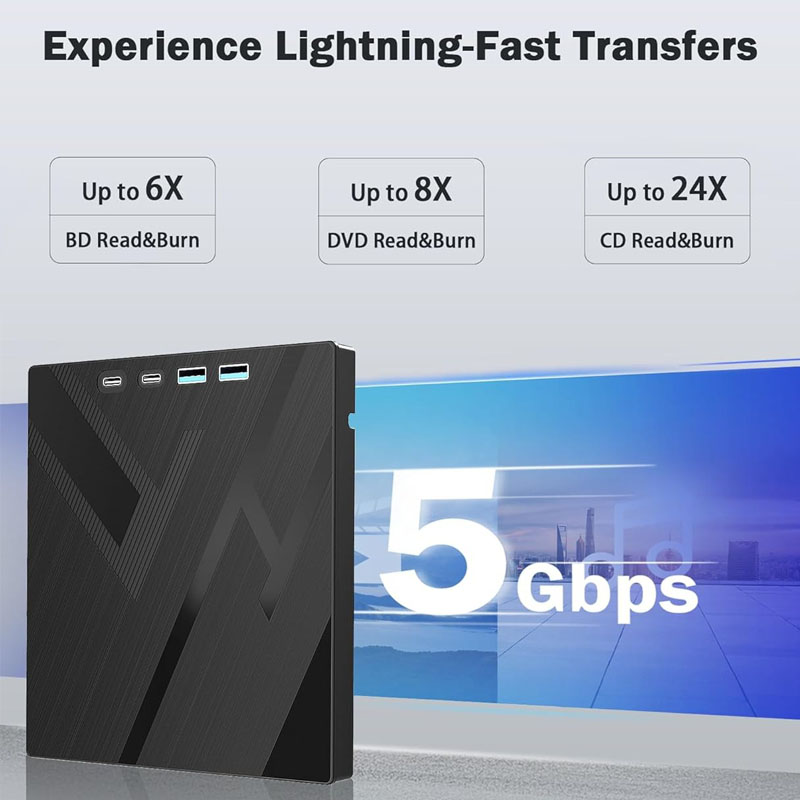 7-in-1 externes Blu-Ray-Laufwe – Blu Ray Disc Player Bewertung und Preis