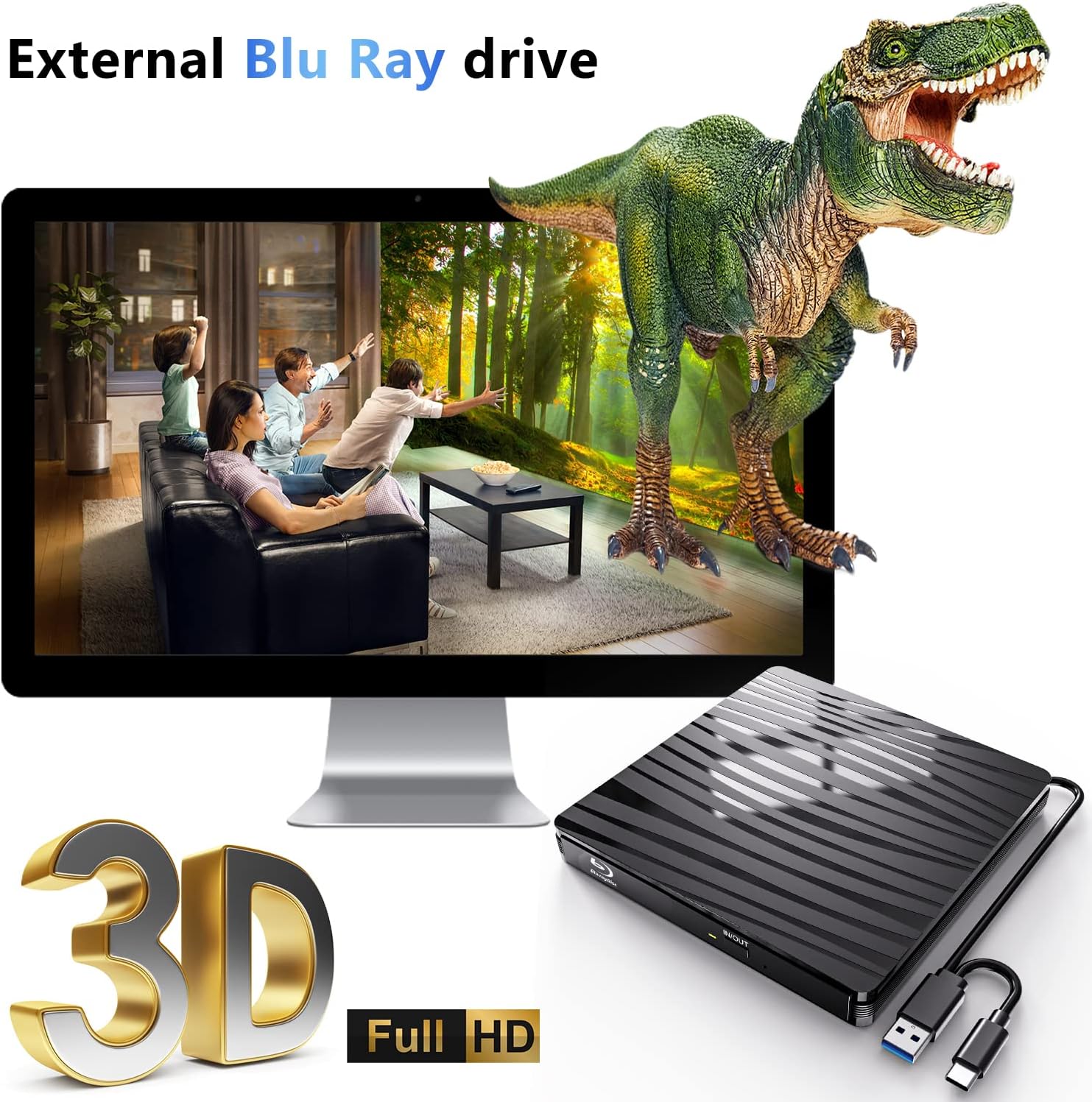 USB3.0 Externes optisches Blu- – Blu Ray Disc Player Bewertung und Preis