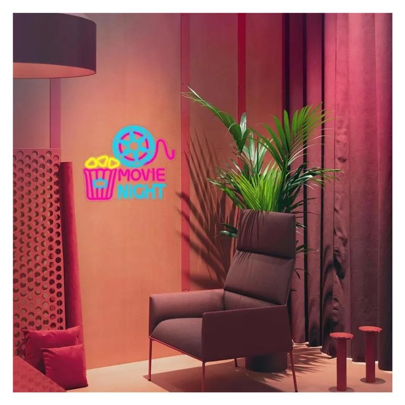 Neonschild „Movie Night“, Popc – Home Cinema Night Bewertung und Preis
