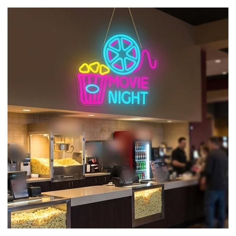 Neonschild „Movie Night“, Popc – Home Cinema Night Bewertung und Preis